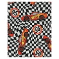 thumbnail image 6 of Disney Cars Men's Lighting McQueen 95 Wavy Checkered Pajama Pants Adult Sleepwear, 6 of 6