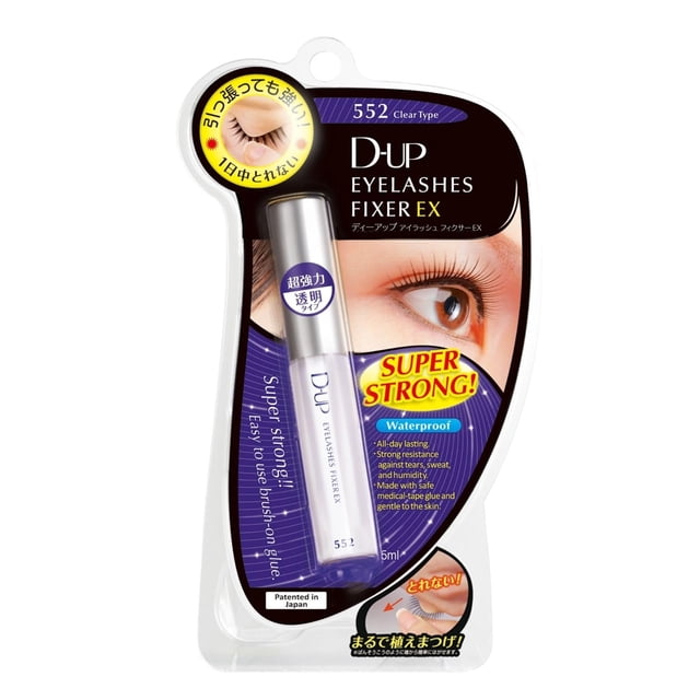 Adhesivo para pestañas D-UP, impermeable, de grado médico