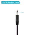 thumbnail image 3 of Cable de audio Fancasee, paquete de 10 unidades, 3,5 mm, 1/8 TRS macho a Bare Wire, 3 of 4