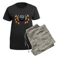 thumbnail image 5 of CafePress - PD Moreno's Halloween Spider - Women's Short Sleeve Print T-Shirt and Pants Dark Cotton Pajama Set, 5 of 7