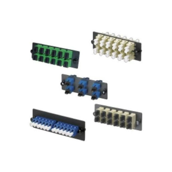 LC OS1 - OS2 Duplex Singlemode Opticom Fiber Adapter Panels