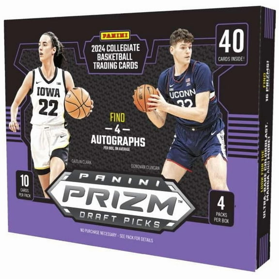2024-25 Panini Prizm Draft Picks Collegiate Basketball Hobby Box