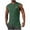 Army Green, variant on EGNMCR Round-Neck Tank Top Men's Tank High Elasticity Sports Pullover Round Neck Sleeveless Fitness Muscular Man Fitness Clothes Men cotton Tank Top