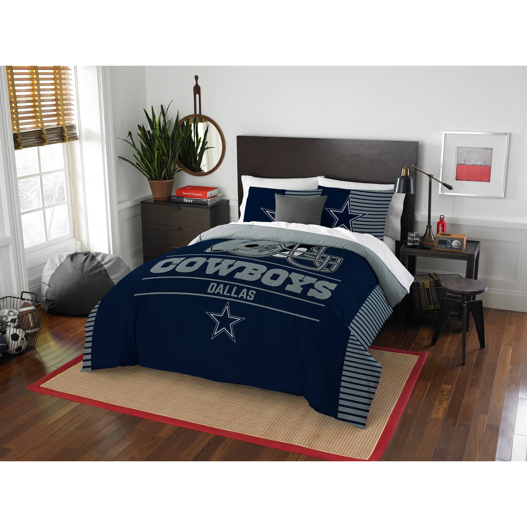 Nfl Dallas Cowboys Draft Bedding Comforter Set Walmart Com