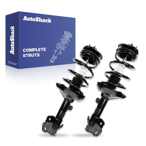 AutoShack Front Complete Strut & Coil Spring Assemblies - Driver and Passenger Side for Honda, Odyssey 2005-2007, FWD V6 3.5L