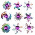 thumbnail image 1 of New Rainbow Metal Hand Spinner Focus Toy Ninja Fidget Spinner R188 Electroplate Hybrid Bearing Toys for Children WholesaleD He Qiyong unisex, 1 of 1