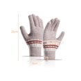 thumbnail image 4 of Guantes Invierno Cálido Moda Mujer Damas Manopla de punto para esquiar Púrpura Sywqhk Para Estrenar, 4 of 9