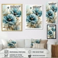 thumbnail image 4 of Designart "Poppy'S Luminous Memory" Poppy Floater Framed Canvas Art Print, 4 of 5
