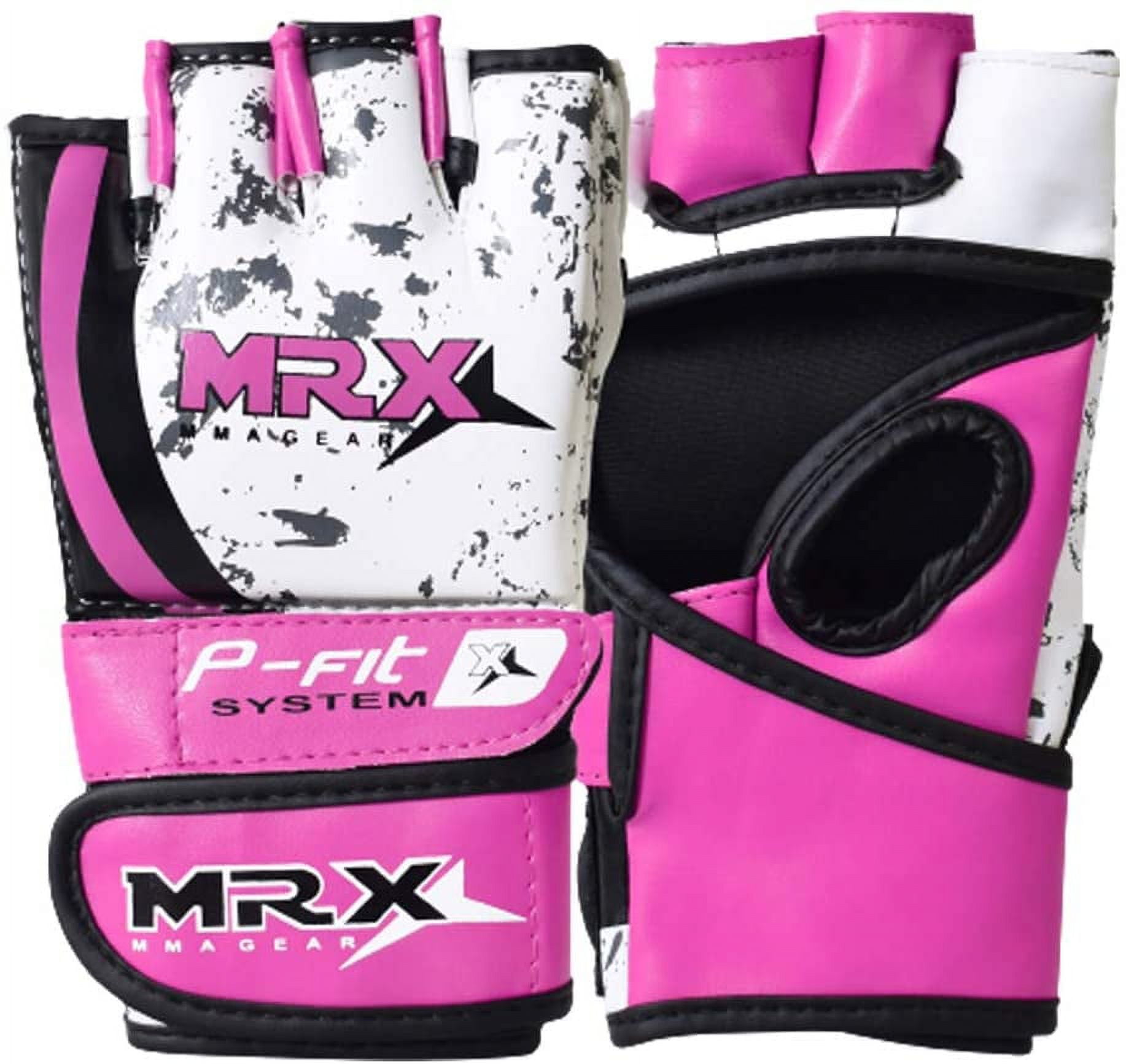 MRX MMA Grappling Gloves for Women Bag Training Boxing Sparring Pink Medium