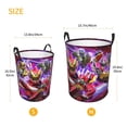 thumbnail image 5 of Large Laundry Hamper, Power Rangers Collapsible Laundry Basket With Handles, Tall Storage Basket For Blanket, Toys, Dirty Clothes In Living Room, Bedroom, Bathroom, Nursery, 5 of 7