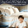 thumbnail image 6 of 4Pcs Bamboo Cooling Bedding Set, Extra Deep Pocket Breathable Sheets for Hot Sleepers, Pillowcases, Flat Sheet & Fitted Sheet, Perfect Family Gift, 6 of 8