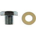 thumbnail image 3 of Dorman Oil Drain Plug 65245 AutoGrade; OE Replacement; 7/8 Inch Head; 1/2 Inch -20 Thread; 0.514 Inch Shank Length; Single; Without Magnetic Tip; With Gasket, 3 of 4