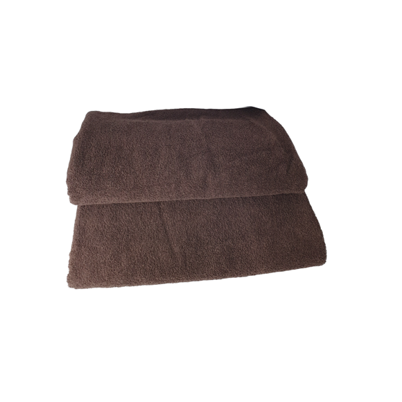 Set de 2 toallas Almoda Alberca Color Cocoa 2x1mt 1120gr