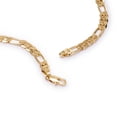 thumbnail image 3 of Cadena Figaro Ametrinaa 3x1 6mm 60cm Chapa de Oro 18k Unisex, 3 of 4