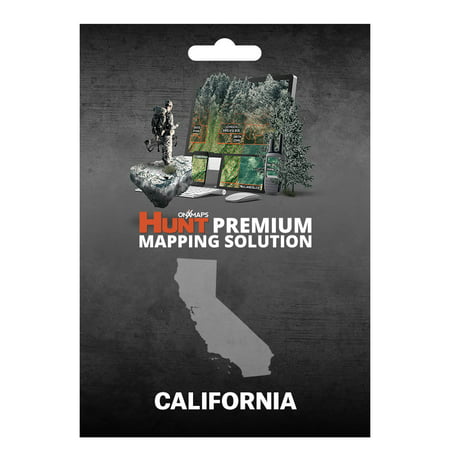 onXmaps HUNT California  GPS Map with Hunting/Land Owner Data for Garmin (MicroSD/SD Card), Smartphone, &