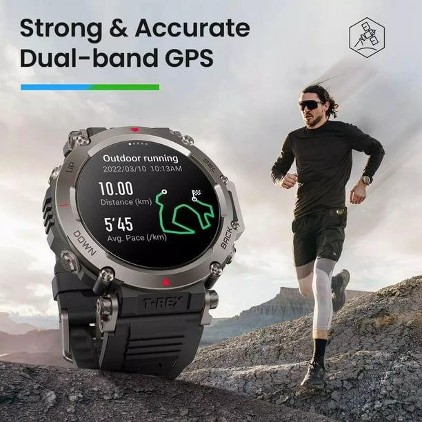 Amazfit T rex Ultra Mas De 160 Modos Deportivos Abyss Black