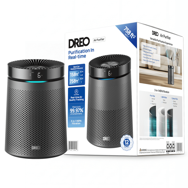 DREO True Air Purifier for Large Rooms, 1500 Sq Ft photo 2