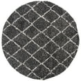 thumbnail image 4 of SAFAVIEH Arizona Shag ASG742C Anthracite / Beige Rug, 4 of 9