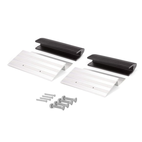 AFA Tooling Truck and Trailer Loading Ramp Kit Quickly Create a Wide Ramp with 2 x 12 Lumber: Just Attach Aluminum Brackets and Rubber Feet Load Your Lawn Mower, 4-Wheeler, ATV, and More with Ease