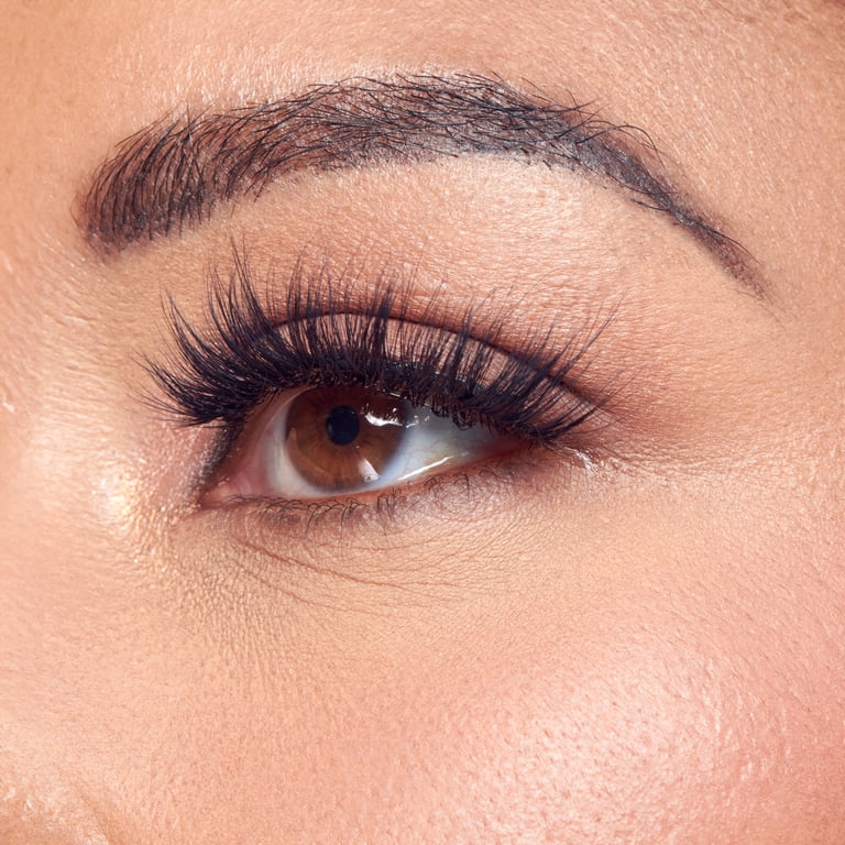 Kiss Lash Couture Matte Black Faux Mink False Eyelashes, Strip