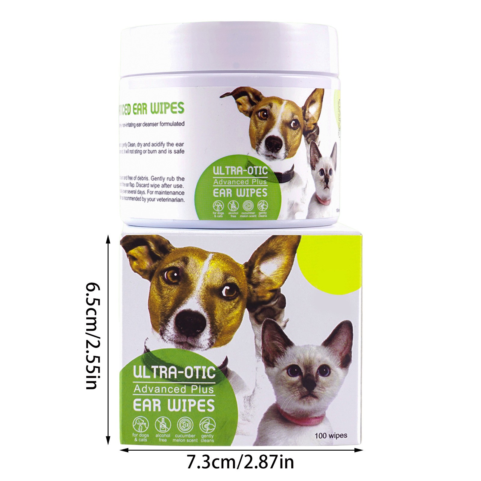 1ML Cleaning Ear Care Wipes For Dogs & Cats Dog Eye Tear Stain Wipes