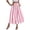 Pink, variant on Womens Striped Maxi Skirts Loose Fit High Waisted Tie Flowy Long Skirt Cruise Casual Bohemian Skirts A-Line Elastic Waist Flowy Skirt 2026 Summer Beach Vacation Outfits