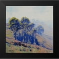 thumbnail image 2 of Gercken, Graham 12x12 Black Modern Framed Museum Art Print Titled - Hazy Hillscape, 2 of 5