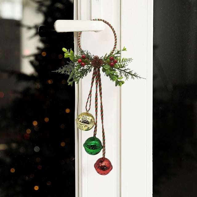 Ornamento de Metal para Puerta de Navidad, Adornos de Metal para Pared, Frontón o Entrada, Bow Festivo, Metal Frame, para Hogar, Navidad 2024, Adornos de Pared para Exterior, Decoración de