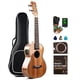 thumbnail image 1 of Ukelele Caramel CT103 Zebrawood Tenor Electric de alto brillo, 1 of 6