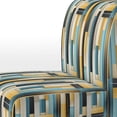 thumbnail image 4 of Designart "Tranquility Green Colors Stripes" Upholstered Modern & Contemporary Accent Chair and Striped Arm Chair - Multiple Color & Pattern, 4 of 7