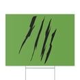thumbnail image 5 of Effete Feline Claw Marks Scratch Lawn Yard Sign, 5 of 7