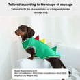 thumbnail image 4 of BallsFHK Funny Dinosaur Costume For Dachshunds - Roaring Pet Dino Outfit With Tail, Halloween Dress Up For Long-Body Dogsthis Playful Dino Outfit Features Soft Fabric, 4 of 5