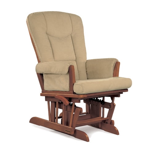 Shermag Glider Rocker Chablis Finish With Camel Cushion Walmart Com Walmart Com