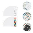 thumbnail image 2 of LNGOOR 40 Sheets Page Markers Tabs Alphabet Tabs Plastic Notebook Alphabetical Tabs Self-adhesive Page Tabs, 2 of 8
