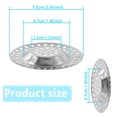 thumbnail image 1 of Bearachild Filtro de fregadero de 2 piezas, desagüe de cocina, accesorios para el hogar a prueba de herrumbre, colector de residuos, escurridor Accesorios de baño, 1 of 5