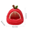 thumbnail image 3 of Antqov Cat Bed for Indoor Cats, Foldable Washable Cat Bed & Cave Soft Thick Removable Pet Bed for Kittens Home Office Supplies, 3 of 6