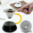 thumbnail image 4 of Coffee Dripper,Stainless Steel Household Coffee Coffee Accessories Coffee Filter High-End Performance, 4 of 7