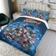 thumbnail image 3 of Scott Pilgrim Conjunto de sábanas temático, trío de piezas, cómodo y amigable con la piel, diseño único, regalo de decoración para el hogar para familiares, amigos y fans,173cm *218cm, 3 of 6
