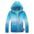 thumbnail image 2 of Luowei Christmas Soft Pullover Coat, Multi-Color Winter Thermal Women's Coat, Women Solid Rain Jacket Outdoor Plus Size Hooded Windproof Loose Coat Water Proof Raglan Cuff Storage Bag, M, 2 of 3