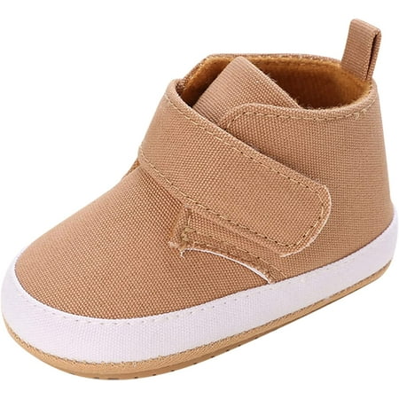 

QWZNDZGR Baby Boys Girls Soft Sole Canvas Sneakers Sparkle Breathable Lightweight Walking Running Shoes House Walking Shoes