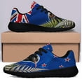 thumbnail image 3 of New Zealand Kiwi Bird and Fern Shoes Sneakers Black Size 9, 3 of 7