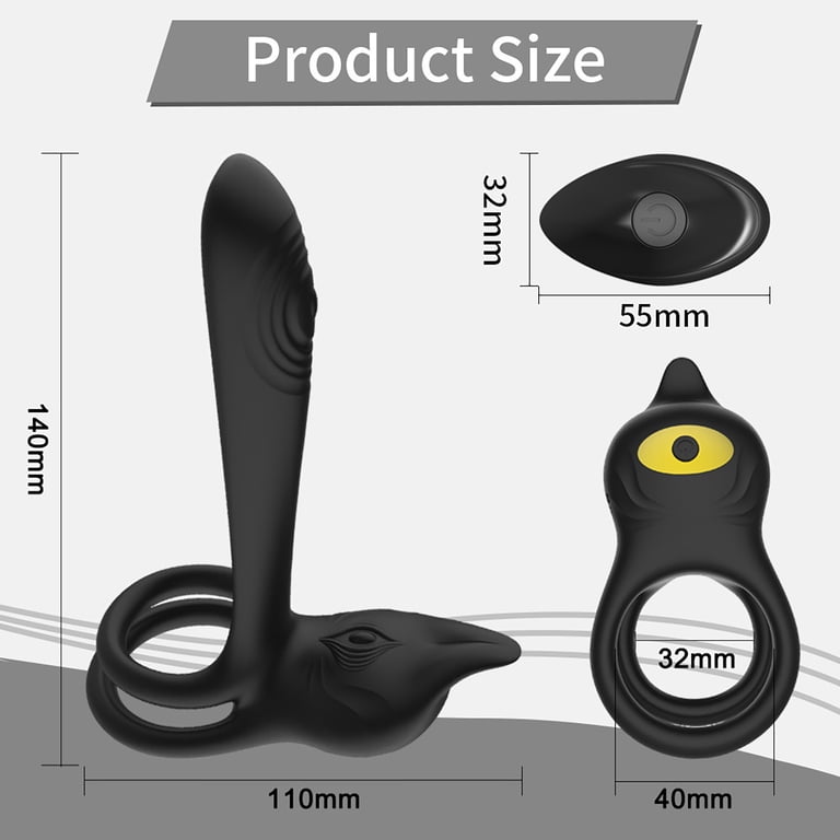 vibrator ring for men Vibrating Penis Ring/Men Cock Ring Vibrator – BKC main image 1