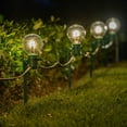 thumbnail image 2 of Wintergreen Lighting G50 Shatterproof FlexFilament Warm White LED Pathway Light Kit, 25 Lights, 25 ft, 2 of 7