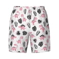 thumbnail image 4 of Lsque Mens Swim Trunks Cute Dinosaur Pattern - Bathing Suit Compression Liner - Beach Swim Shorts Swimwear - (S-3XL) - Stretch Quick Dry -Large, 4 of 9