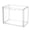 With partition, variant on Modern Clear Display Case With Protective Cover for Action Figure Storage Dustproof Exhibition Box Crafted from PET