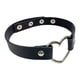 thumbnail image 4 of Gargantilla, gargantilla punk para mujer, moda, cadena punk con forma de corazón, elegante. Negro, 4 of 9