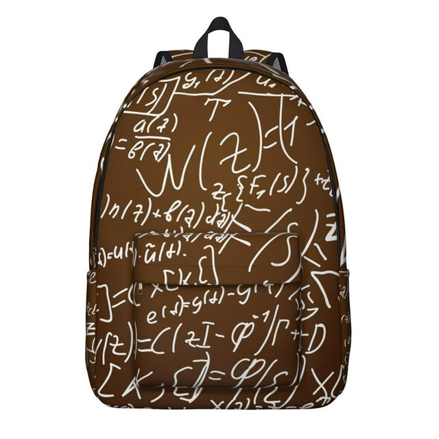 Science Rules Backpack for Biology Students, Laboratory Experiment Design, Scientific Knowledge School Bag, Science Classroom Daypack