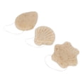 thumbnail image 3 of Esponja facial Konjac BuyWeekMX 3 piezas limpiadora exfoliante en polvo de nuez, 3 of 9