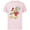 Soft Pink, variant on Disney Vintage Donald Duck with Holiday Present - Short Sleeve Cotton T-Shirt for Adults - Customized-Natural