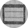 thumbnail image 1 of Ahgly Company Indoor Round Solid Gray Modern Area Rugs, 8' Round, 1 of 1